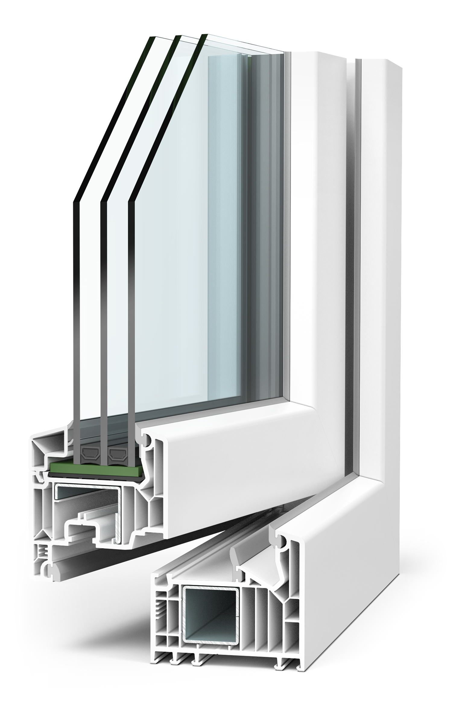 Querschnitt Georgi Fensterprofil